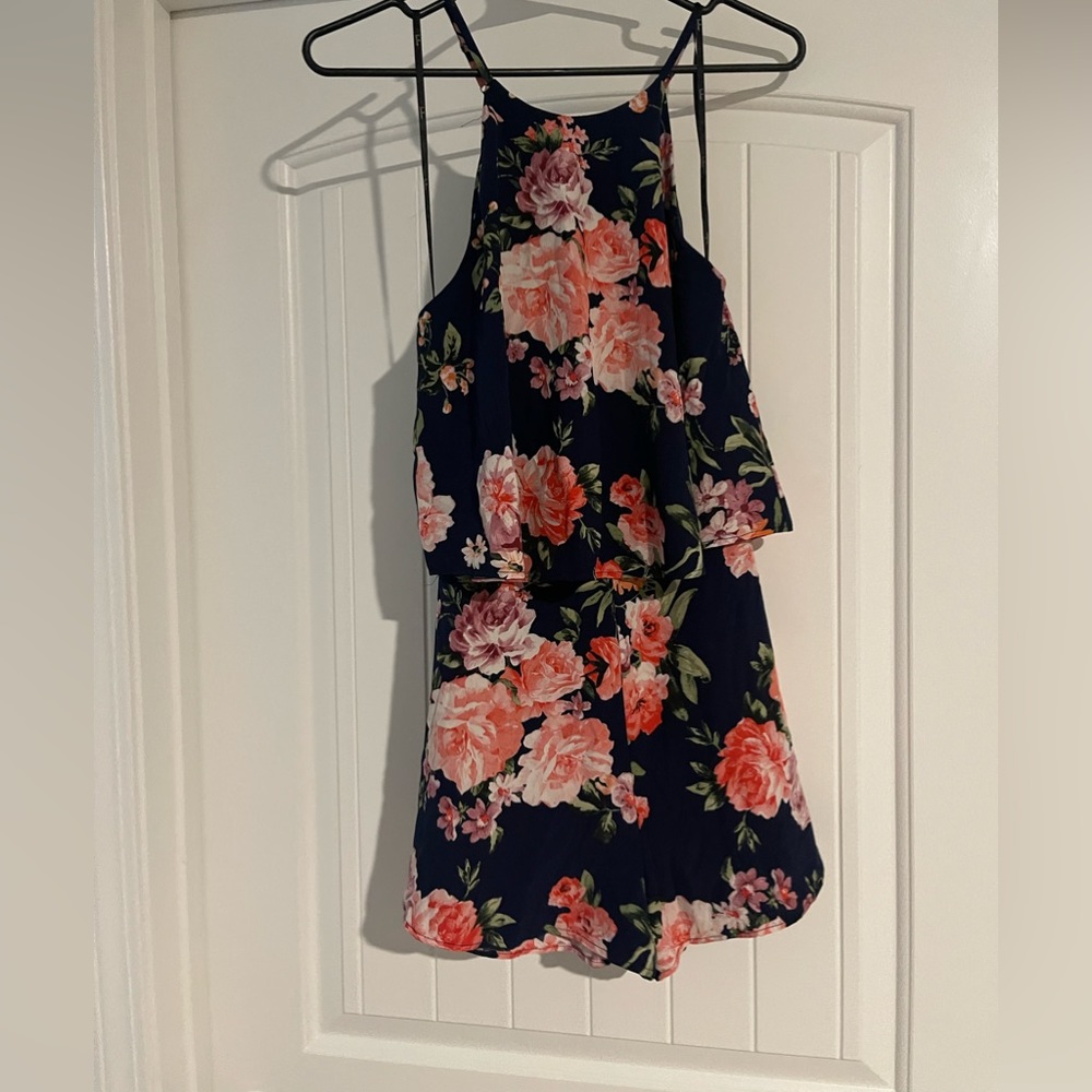 Lulus floral romper